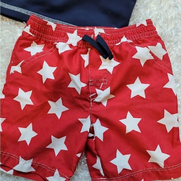 Boys swimsuit / Rashguard/ 4th of july - Picture 3 of 4